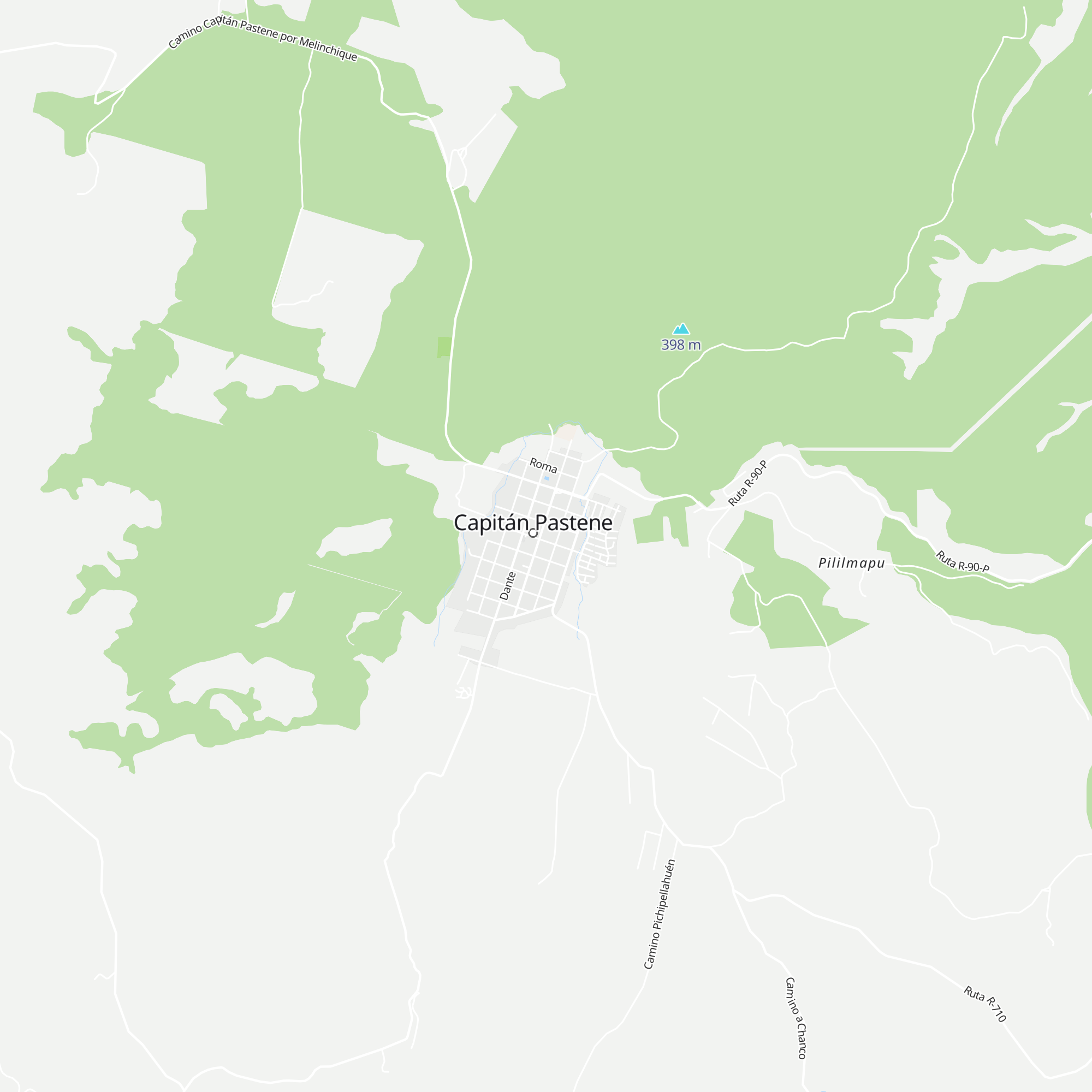 Cabañas Don Pablo map