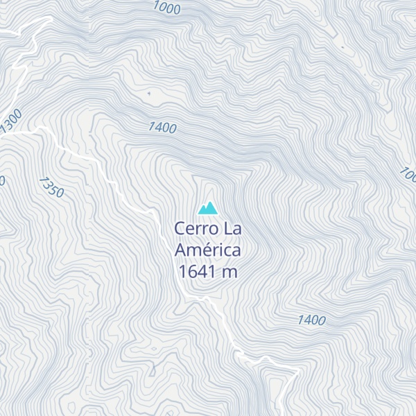 Map of Cerro La América