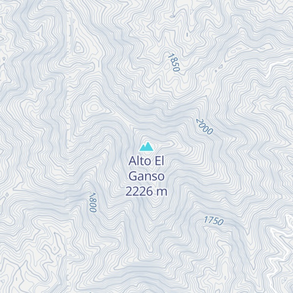 Map of Alto El Ganso
