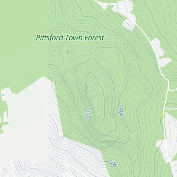 Map of Mount Nickwaket