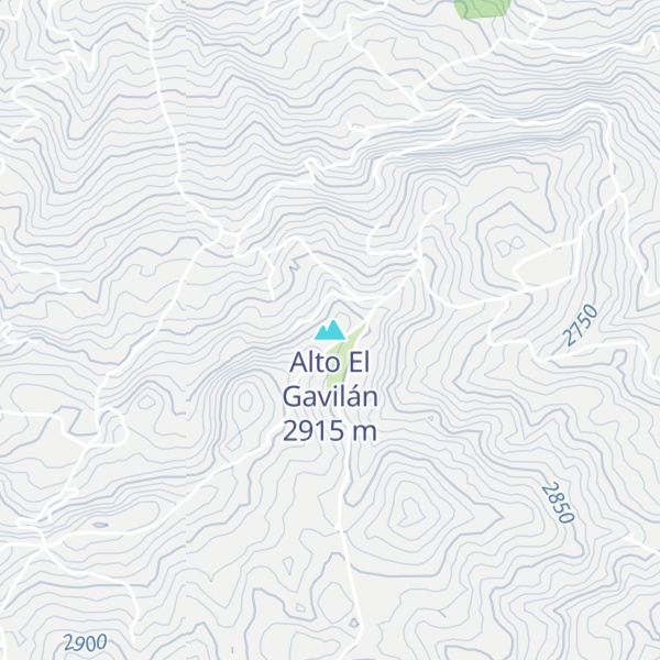 Map of Alto El Gavilán
