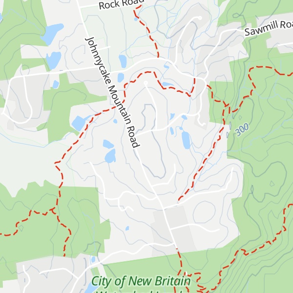 Map of Johnnycake Mountain
