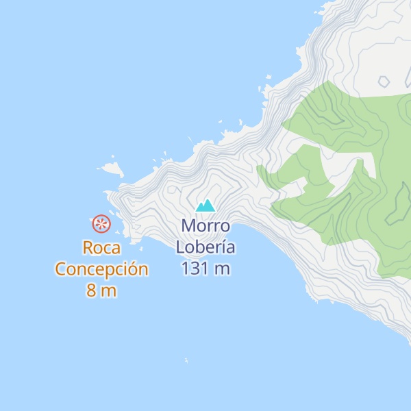 Map of Morro Lobería