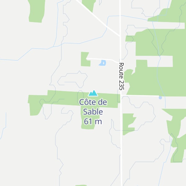 Map of Côte de Sable