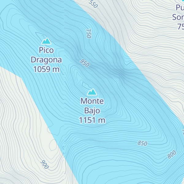 Map of Monte Bajo