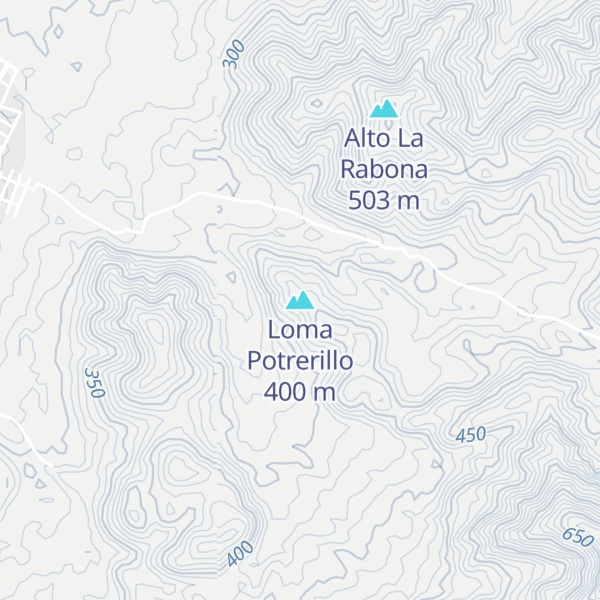 Map of Loma Potrerillo