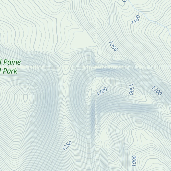 Map of Cuerno Este