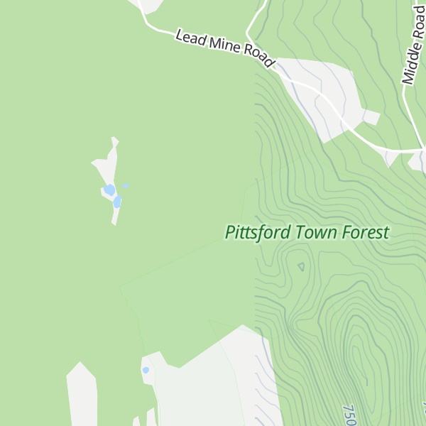Map of Chaffee Mountain