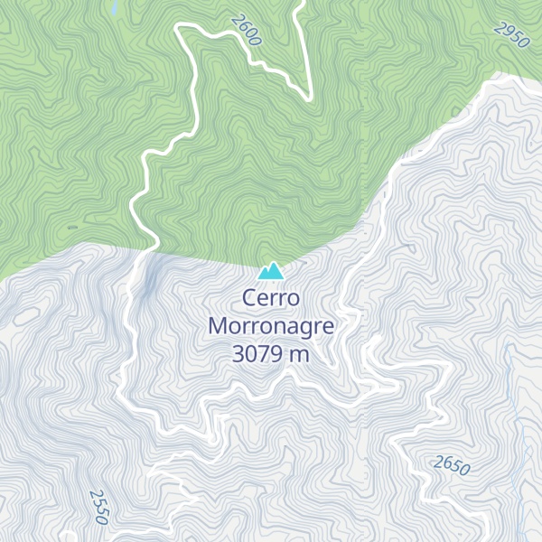Map of Cerro Morronagre