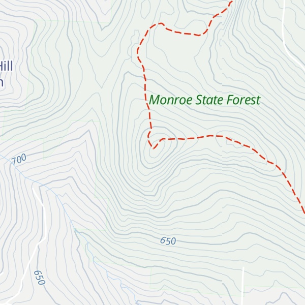 Map of Spruce Mountain