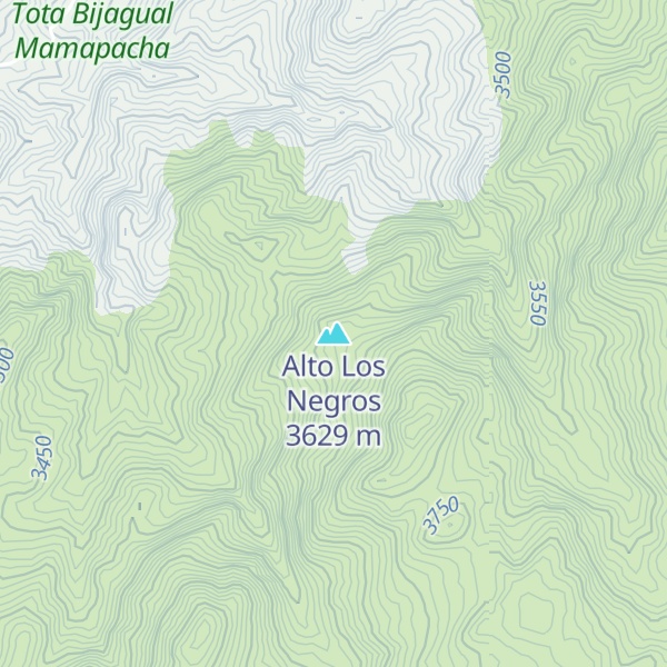 Map of Alto Los Negros