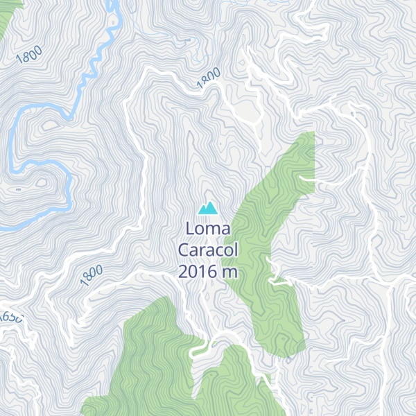 Map of Loma Caracol
