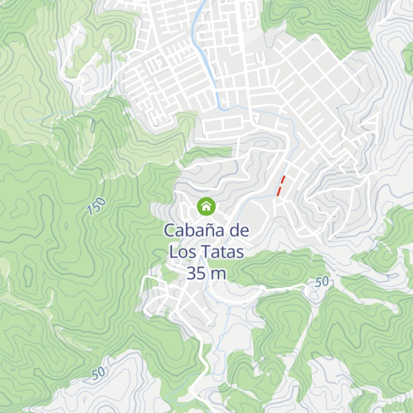 Map of Cabaña de Los Tatas