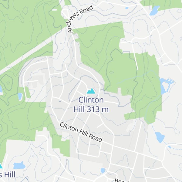 Map of Clinton Hill