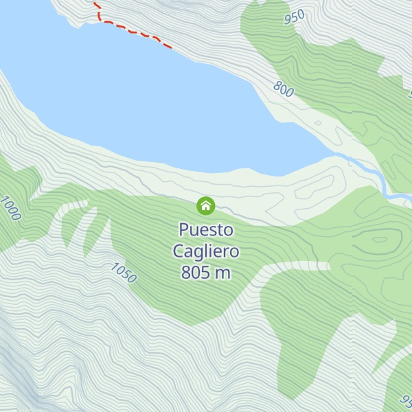 Map of Puesto Cagliero