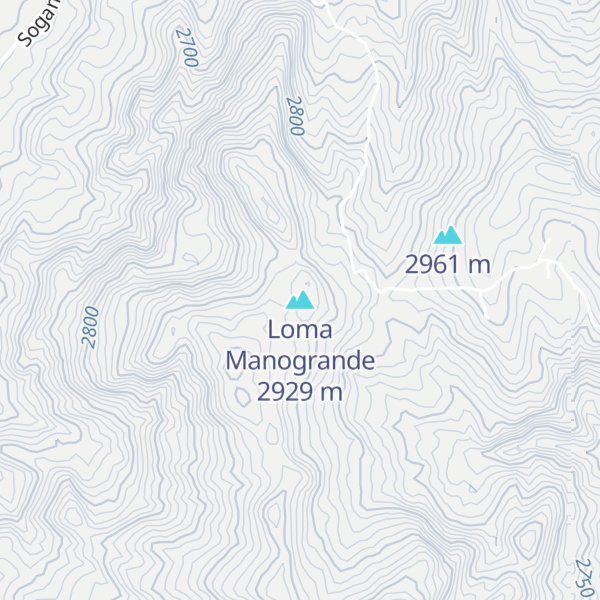 Map of Loma Manogrande