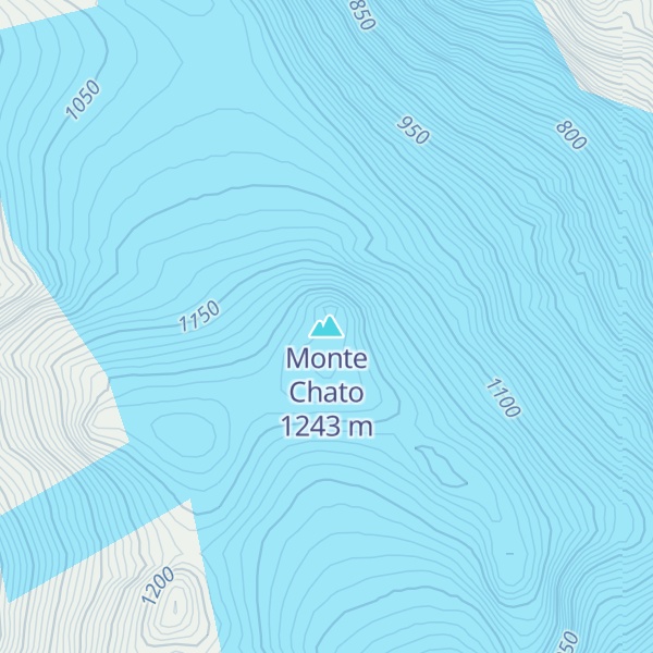 Map of Monte Chato