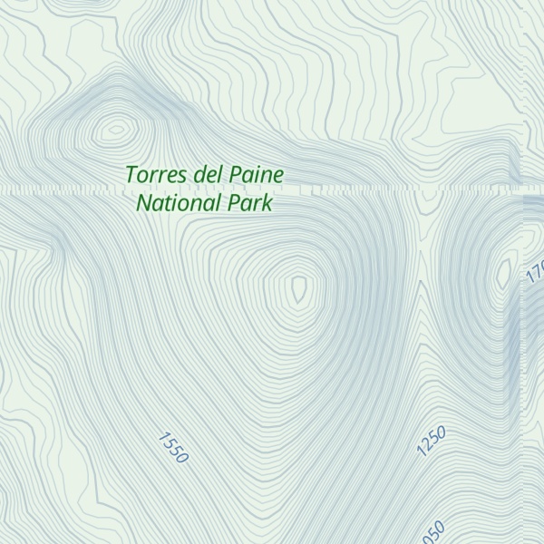 Map of Cuerno Principal