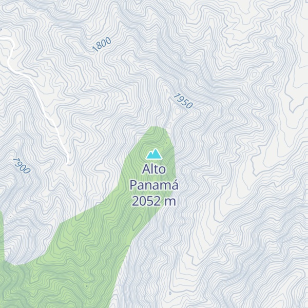 Map of Alto Panamá