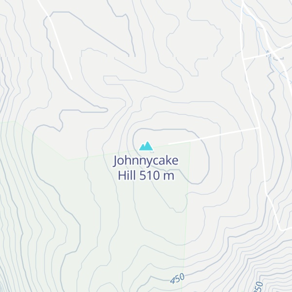 Map of Johnnycake Hill
