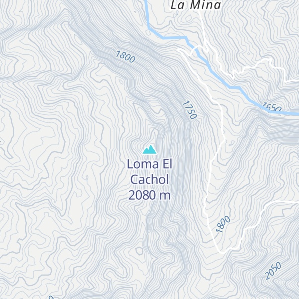 Map of Loma El Cachol