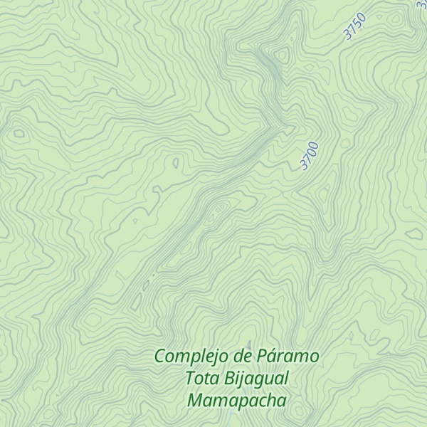 Map of Cerro sin nombre