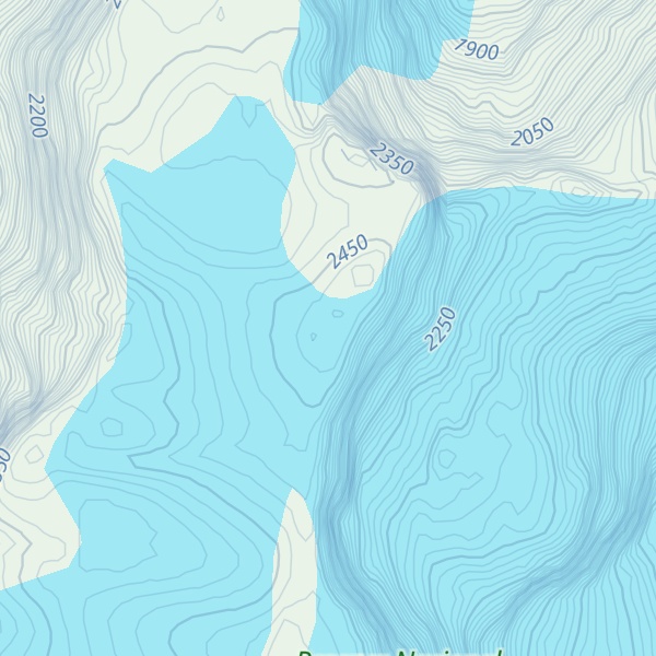 Map of Cerro Planchón