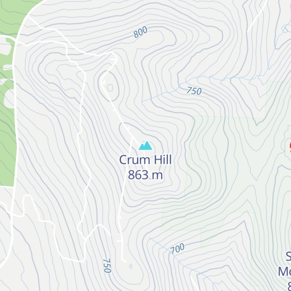 Map of Crum Hill