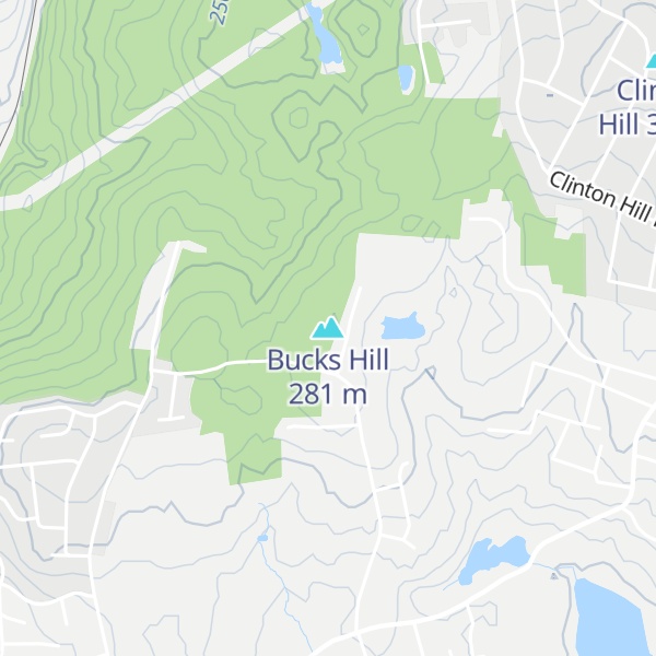 Map of Bucks Hill
