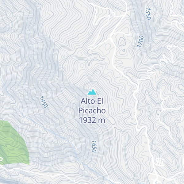 Map of Alto El Picacho