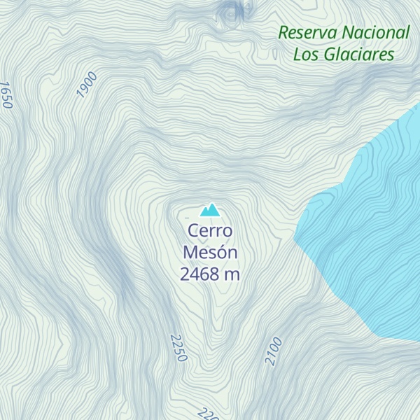 Map of Cerro Mesón