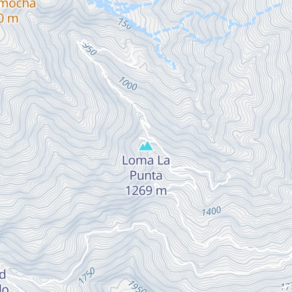 Map of Loma La Punta