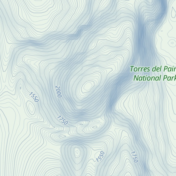 Map of Cerro Escudo