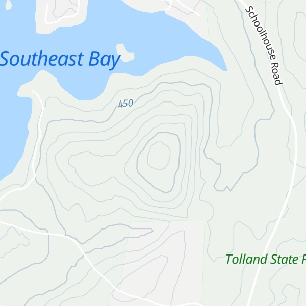 Map of Lair Mountain