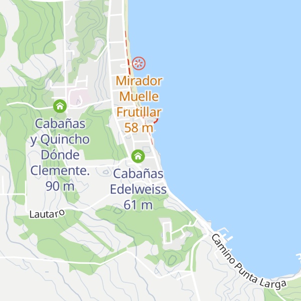 Map of Cabañas Vista Hermosa