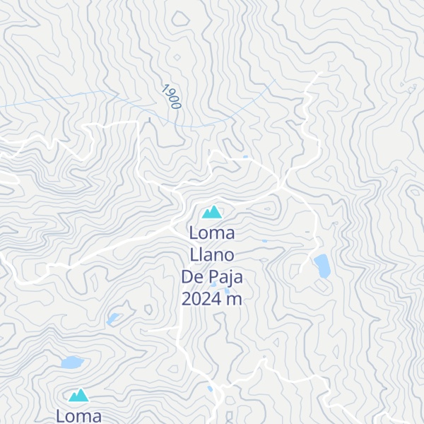 Map of Loma Llano De Paja