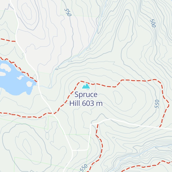 Map of Spruce Hill