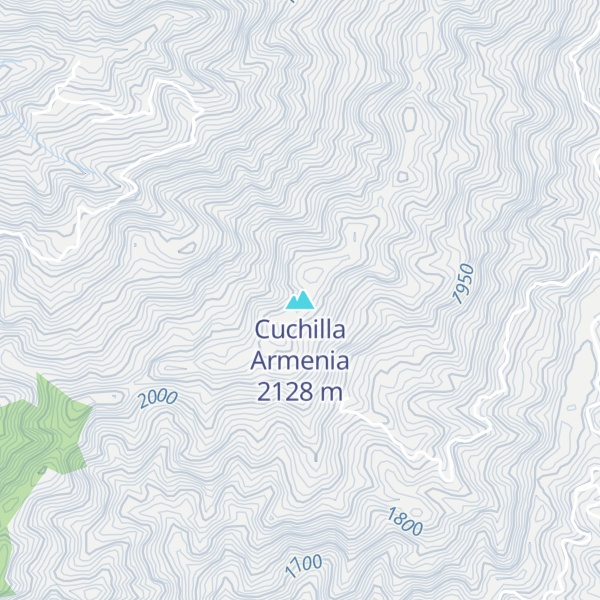 Map of Cuchilla Armenia
