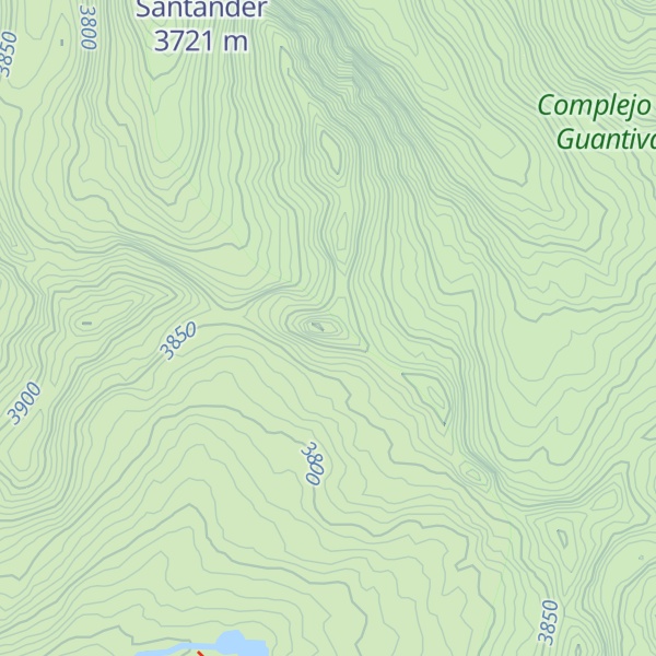 Map of Serrania Pan De Azucar