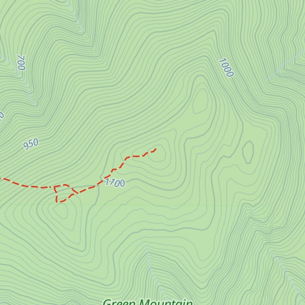 Map of Dorset Mountain