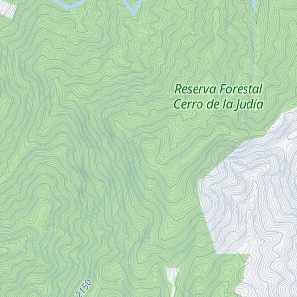 Map of Cerro La Judia