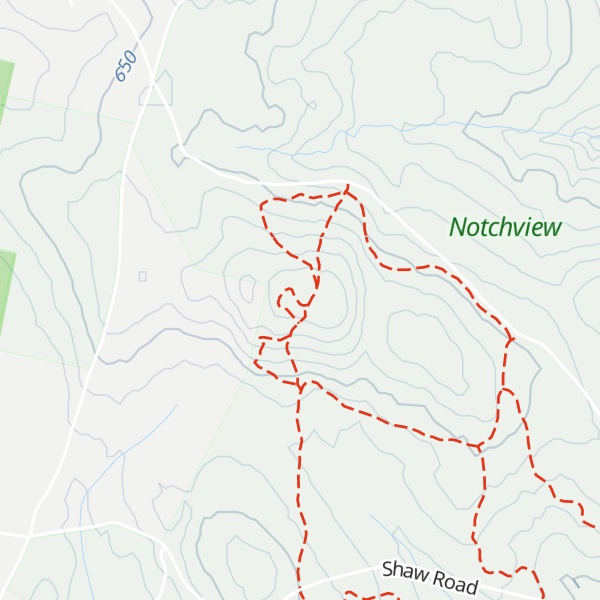 Map of Judges Hill