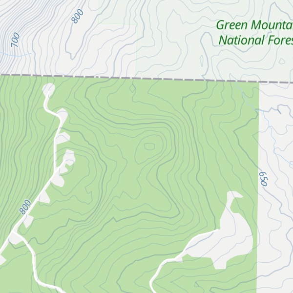 Map of Bakke Mountain