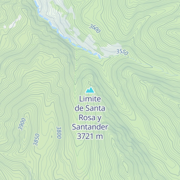 Map of Limite de Santa Rosa y Santander