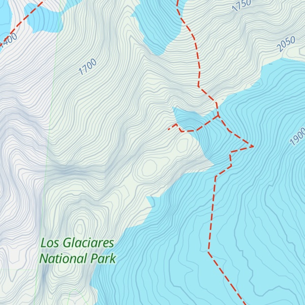 Map of Aguja Guillaumet
