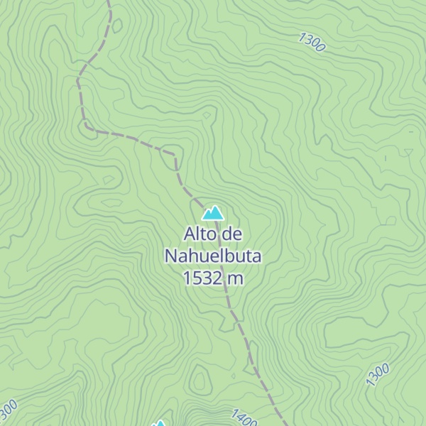 Map of Alto de Nahuelbuta
