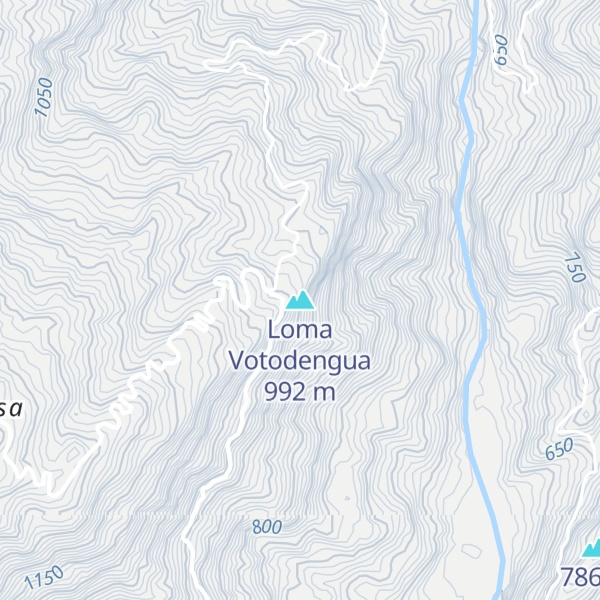 Map of Loma Votodengua