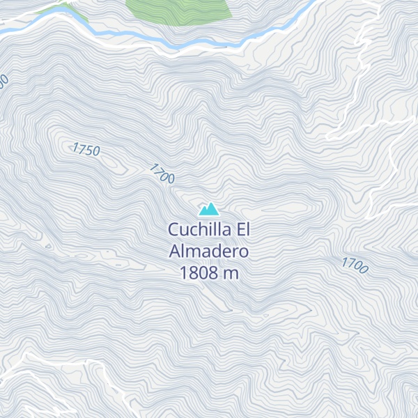 Map of Cuchilla El Almadero