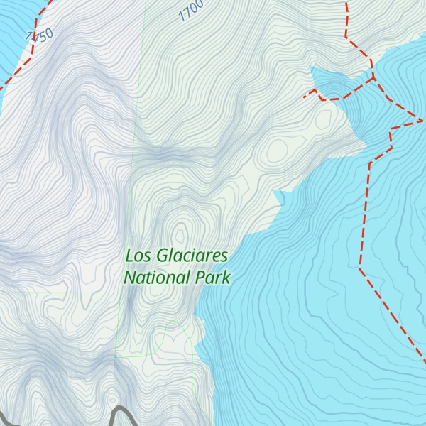 Map of Aguja Mermoz