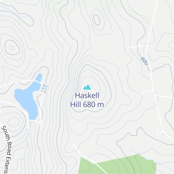 Map of Haskell Hill